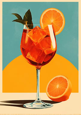 Aperol Spritz Cocktail