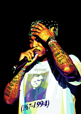 Future Colorful Portrait