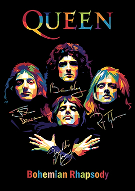 Queen Band Bohemian Rhapsody Art