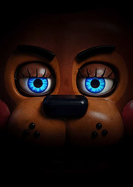 Animatronic Bear Face Close-Up