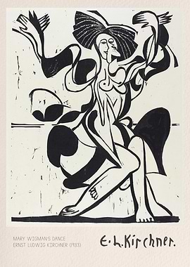 Mary Wigman's Dance by Kirchner