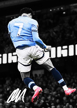 Marmoush Player Celebration Art