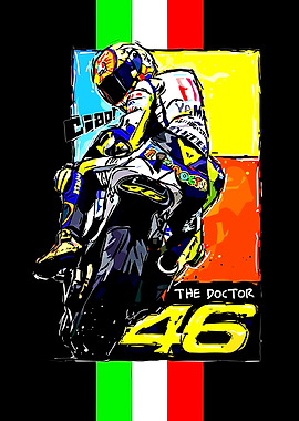 Valentino Rossi The Doctor 46 Artwork