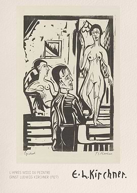 L'Après Midi du Peintre Print