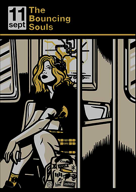 The Bouncing Souls Subway Poster