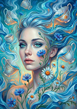 Tea, Blue, Wonderland