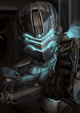 Dead Space Isaac Clarke Illustration