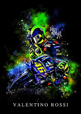Valentino Rossi Motorcycle Racing