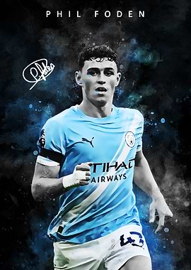 Phil Foden Portrait