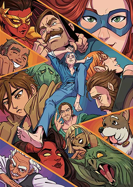 Dispatch: Group of Diverse Characters