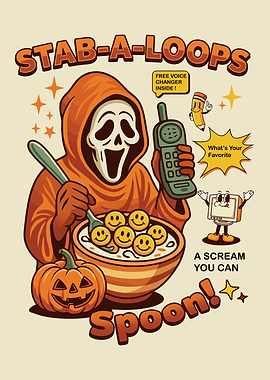 Stab-A-Loops Halloween Cereal Cartoon