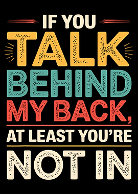 Funny Sarcastic Quote Poster, Retro Typography Wall Art, Bold Humor Print for Home or Office