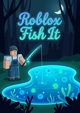 Roblox Fish It Game Poster