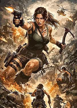 Lara Croft in Action