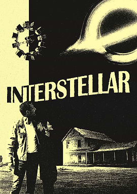 Interstellar Movie Poster Art