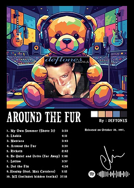 Deftones Around the Fur Album Art