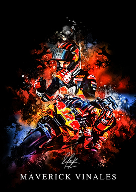 Maverick Vinales Motorcycle Racing