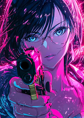 Gunslinger Anime Girl