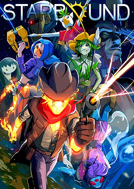 Starbound Game Characters Illustration