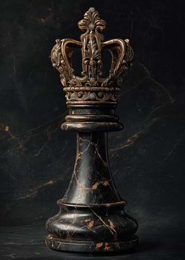 Chess King with Crown