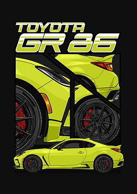 Toyota GR86 Illustration