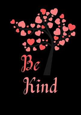 Be Kind Heart Tree