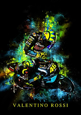 Valentino Rossi Motorcycle Racing