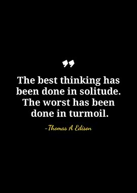 Solitude and Turmoil Quote
