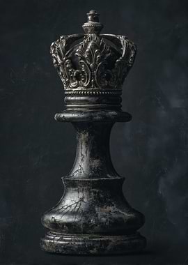 Marble Chess King Piece