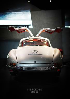 Mercedes 300 SL Gullwing Poster