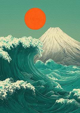 Mount Fuji and the Great Wave
