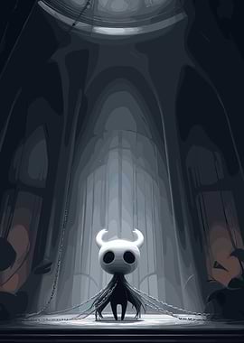Hollow Knight in a Grand Hall