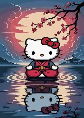 Hello Kitty Zen Garden Meditation