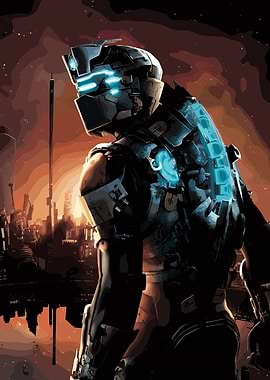 Dead Space Isaac Clarke Illustration