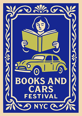 Books and Cars Festival NYC Poster