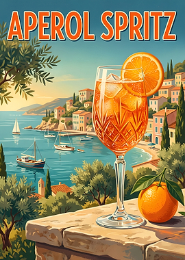 Aperol Spritz Coastal View