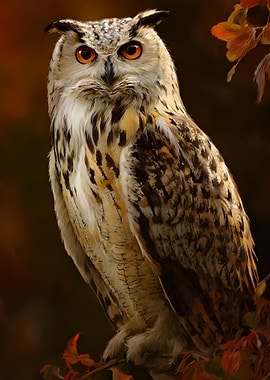 Majestic Owl Portrait