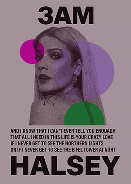 Halsey 3AM Album Art