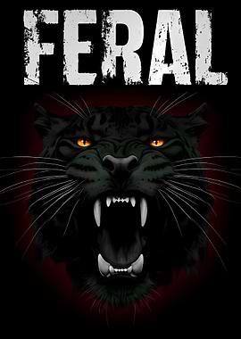 Feral Black Panther Roar