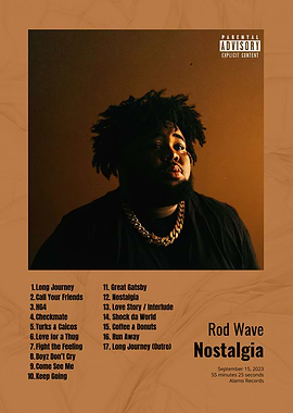 Rod Wave Nostalgia Album Cover
