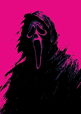 Ghostface Scream Pink