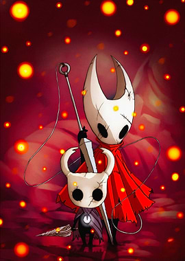Hollow Knight and Hornet Illustration