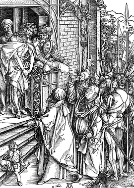 Ecce Homo Albrecht Durer Engraving