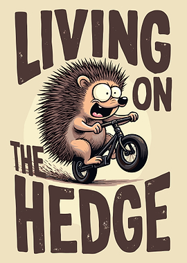 Living on the Hedge Cartoon Hedgehog