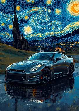 Nissan GT-R R35 Starry Night