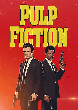 Pulp Fiction Movie Poster Art