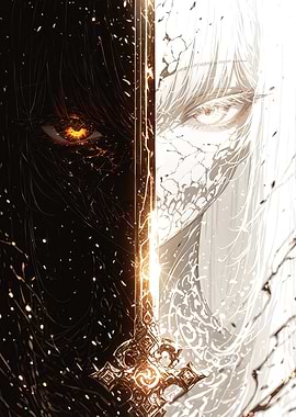 Dualistic Warrior with Sword