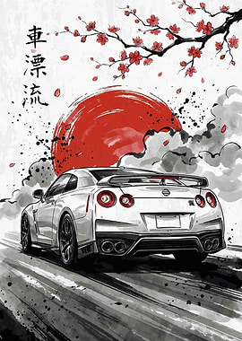 Nissan GT-R R35 Nismo Japanese Art