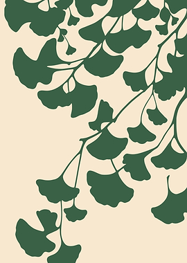Ginkgo Leaves Pattern