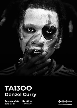 TA1300 Denzel Curry Album Cover